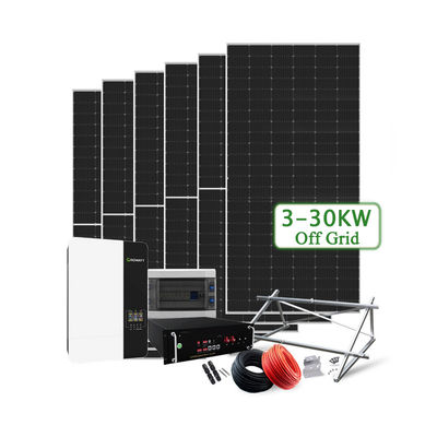 10kWオフグリッド太陽光発電システム 10000wモノ結晶シリコン太陽光パネルキット