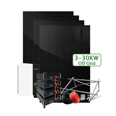 5kwの家庭用太陽光発電システム,単結晶シリコンパネルとCE/TUV証明書