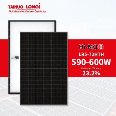 高電圧 Himo Hi mo 6 LONGi 太陽光パネル 590W 595W 600W ハーフセル技術