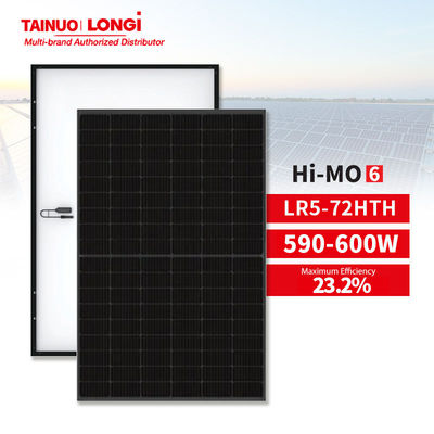 高電圧 Himo Hi mo 6 LONGi 太陽光パネル 590W 595W 600W ハーフセル技術