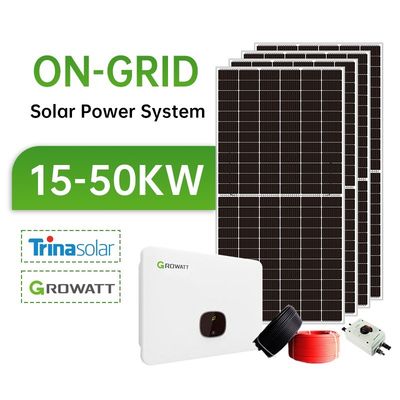 8kw オン・グリッド 太陽光パネル エネルギーシステム 24時間稼働 出力電圧 110V-240V