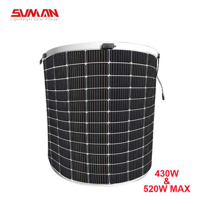 サンマン 柔軟な PV パネル 375W/430W モノ PERC 太陽光パネル 軽量 RV と 家