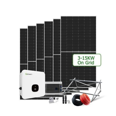 5kw 10kw 太陽電池パネル 24時間以内に営業のためのグリッドエネルギーシステム