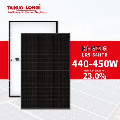 LR5-54HTB 440-450M フルブラックハイモ 6x PVモジュール 440W 450W 445W ホーム屋根太陽光パネル