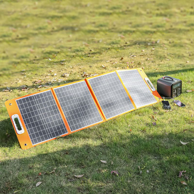 100W 40W 折りたたむ太陽光パネル キャンプ用 USB 防塵出力 3.2KG
