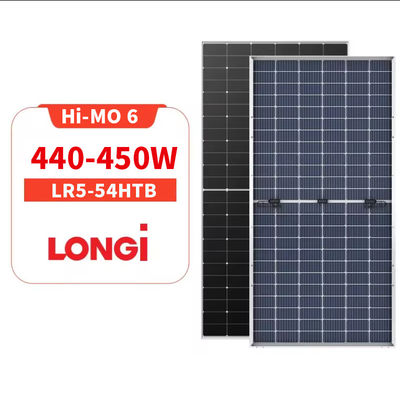 ロンギハイモ 6X LR5-54HTB 440-450M フルブラックソーラーパネル 440W 445W 450W