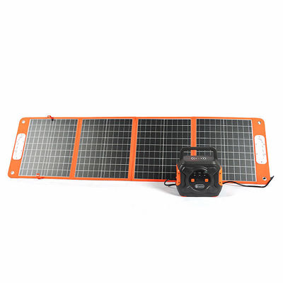 折りたたむ太陽光パネル 100W キックスタンドとUSB出力 パネル効率 21.5%-23.5%