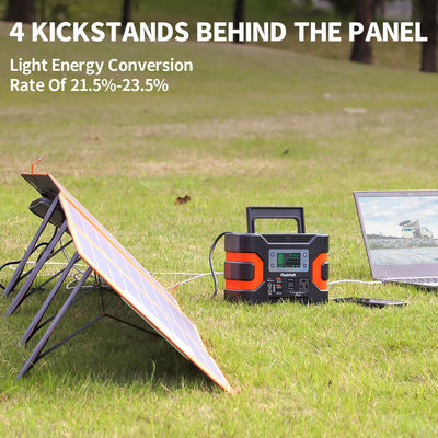 折りたたむキャンピング太陽光パネル充電器 155*40cm 折りたたむ 100W 23% 効率 モノクリスタル