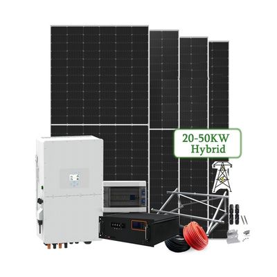 10KW 太陽光発電システム ハイブリッド 3相太陽光発電システム CE証明書 屋根の設置