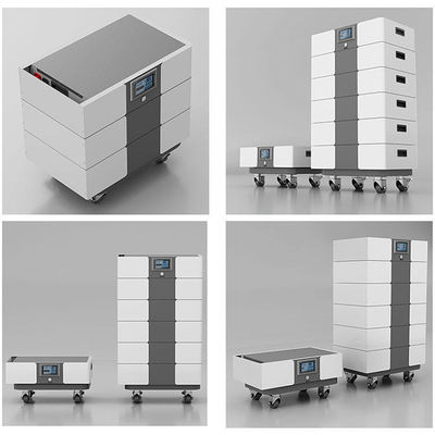 52KG 積み立てられる48V LiFePO4 バッテリー RS485 家庭用太陽光システムのための通信ポート