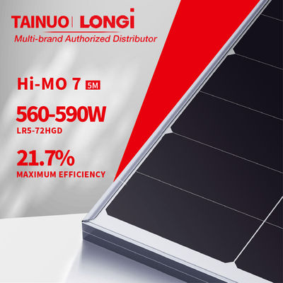 560w モノクリスタル半セル太陽光発電パネル 500ワット 22.5% パネル効率