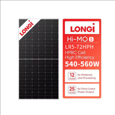 LR5-72HPH 535M 535w 540w 550w 半セル単細胞太陽光発電モジュール 容量容量0-3%