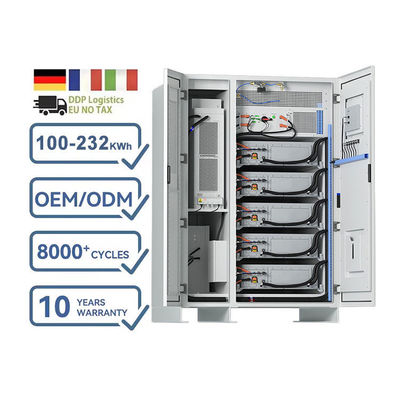 100KVA ネットワーク接続 産業用・商業用エネルギー貯蔵容器 232kWh