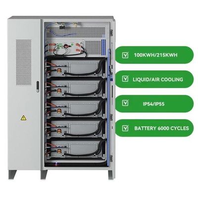 10年以上のシステム設計寿命 高電圧200KWH 太陽光発電貯蔵システム