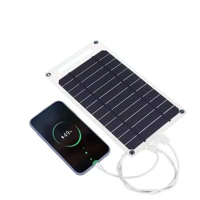 10W PERC モノソーラーパネル 屋外活動中のUSB携帯電話充電