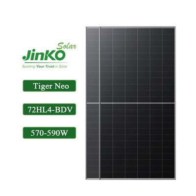 570W-590W ジンコ タイガー ネオ 双面型 Nクラス型 72HL4-BDV ソーラーパネル PV モジュール