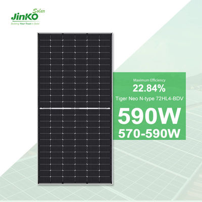 ジンコ タイガー ネオ N型 72Hl4-Bdv 太陽光パネル 570W 575W 580W 双面モジュール 585W 590W