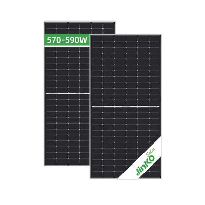 N型 モノソーラーパネル ジンコ 550w 555w タイガーネオ 72HL IP68 格付けのジャンクションボックス