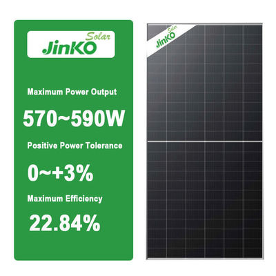 Jinko 550w 560w 570w 575w 580w 585w 605w 610w シングル・ダブル・ガラス・バイフィカル・ソーラー・パネル