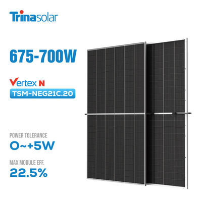 600w太陽光パネル トリナ 630w 650w 670w 700w EU倉庫で1階単一モジュール
