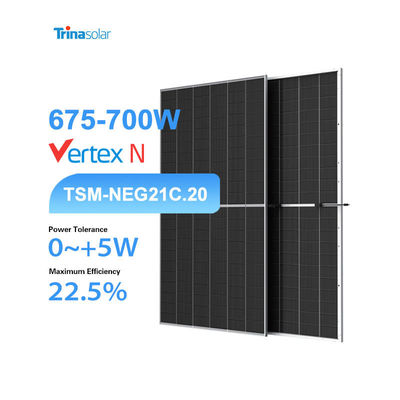 トリーナ・ソーラー NEG21C.20 太陽光発電システム用の双面太陽光パネル 675W-700W パネルシリーズ