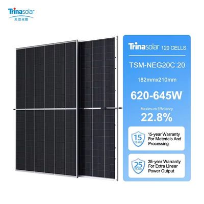N型単結晶太陽光パネル 625W 640W 645W PVモジュール