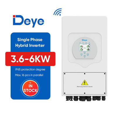 高級技術 Deye SUN-6K-SG03LP1-EU 3 段階出力のための 48V DC AC インバーター