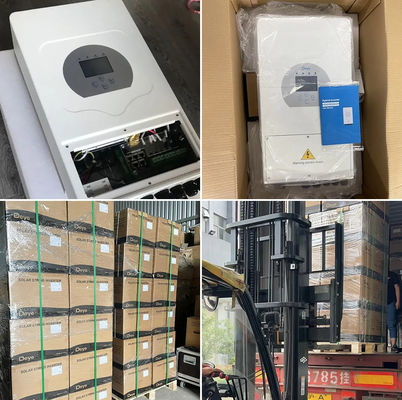 5kw シングルフェーズ 2MPPT ハイブリッドソーラーインバーター SUN-5K-SG03LP1-EU ≥99.9%効率