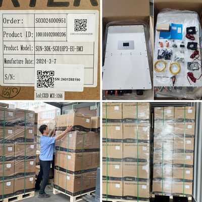 DEYE SUN-10K-SG01HP3-EU-AM2 3相ハイブリッドインバータ 輸出電流 45A