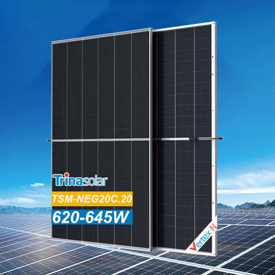 トリーナ ヴェルテックス N型 640W 645W 二面式 二重ガラス モノクリスタルモジュール 太陽光パネル