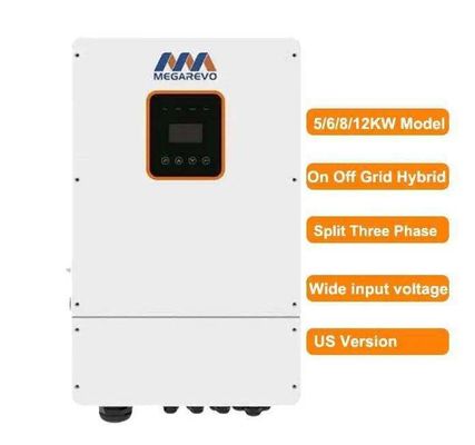 5kW 6kW 8kW 10kW Mppt スプリットフェーズソーラーインバーター 120v 240v 48v 低周波