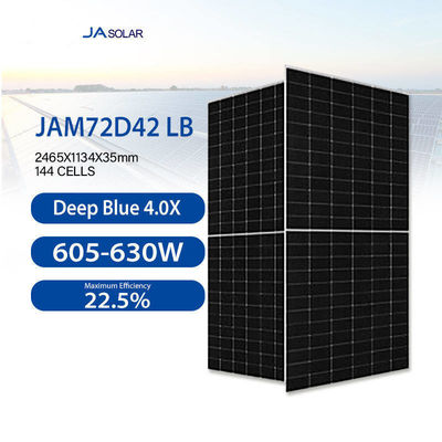 JAソーラー 605ワット 610w 615w 620w 625w 630w N型双面太陽光パネル 4mm 2 IECケーブル