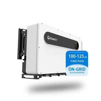 10 MPP トラッカー ネットワークインバーター グロワット MAX 100-125KTL3-X LV 180V-1000V 入力電圧