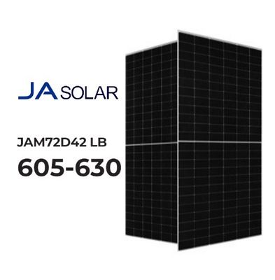 高電力 620W Ja 太陽光パネル IP68 接続ボックスと2.0mm 低鉄ガラス