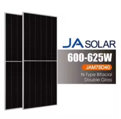 JAソーラー JAM66D45-600-625/lB 625W N型ソーラーパネルと価格が1つのパッケージで