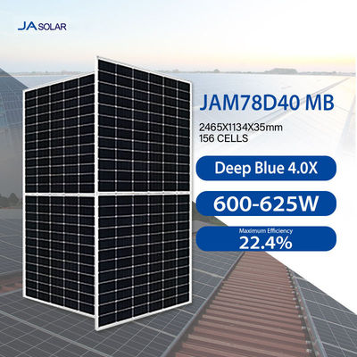 JAソーラー JAM78D40 MBシリーズ PERC半細胞太陽光モジュール 600W 605W 610W 615W 620W 625W