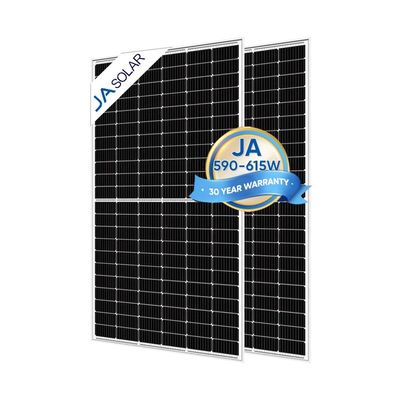 JA 太陽光パネル 590W 半電池パネル 太陽光パネル 595W 600W 605W 610W 615W N型 双面型