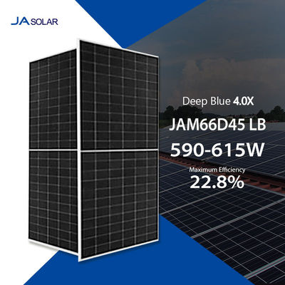 PERC トップコン ハーフセル JA 太陽光パネル Nタイプ 600w 605w 610w 615w パネッリ フォトボルトアイシ