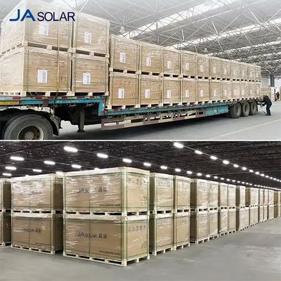 JA SOLAR 効率 双面太陽光パネル 双面ガラスと半細胞MBB技術