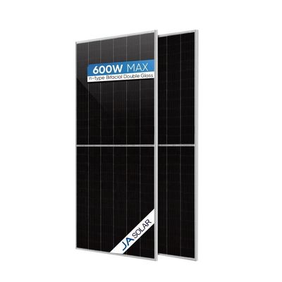 JA N型太陽光双面単体モジュール 575w 580w 585w 590w 595w 600w CE TUV証明書