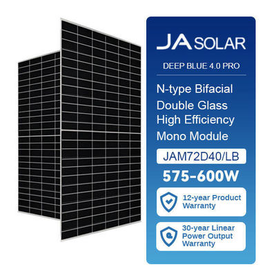JA ソーラーパネル 575w 580w 585w 590w 595w 600w パネル寸法 2333*1134*30mm