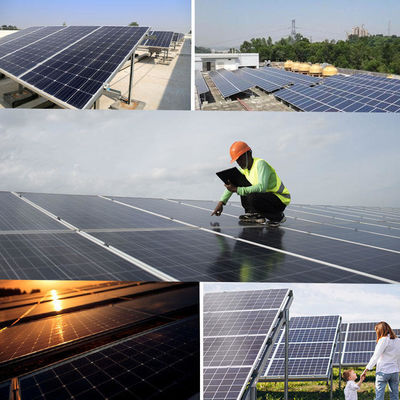 JA ソーラーパネル 深青 575W 580W 585W 590W 595W 600W 二面双面ガラス PV モジュール