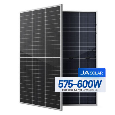 JAソーラー 600W 双面太陽光パネル 2.0mm ダブルガラスとIEC ISO TUV 証明書