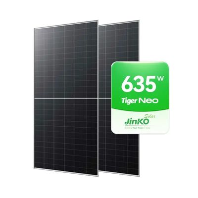 Jinko N型 78HL4-V 太陽光パネル IP68 格付け交差点ボックス 615W モノ結晶電池型