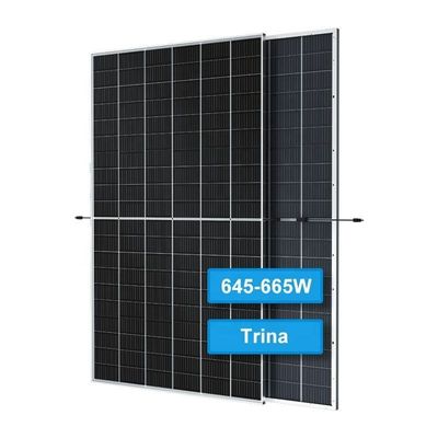 BR ソーラー PV モジュール 645W 650W 655W 660W 665W 670W トリーナソーラーパネル 210mmx210mm セル