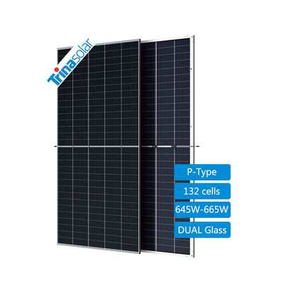 トリーナ カスタマイズされた太陽光発電パネル 645W 650W 660W 22.5%とMC4 EVO2/TS4*コネクタ