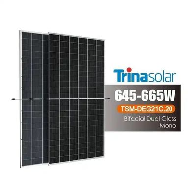 トリーナ 645 ワット 665W PV モジュール 11BB 12BB PERC 型 モノソーラーパネル