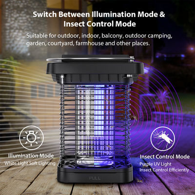 太陽光LEDバグライト UV365 1 つライト 双重使用 極端な省エネ 夜光 太陽光電源 DC 充電室内外バグザッパー