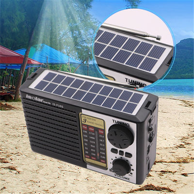 ポータブルホーム Fm Am Sw スピーカーとLEDライト付き太陽光発電のラジオ ポータブル受信機 USB/TF音楽プレーヤーをサポートする