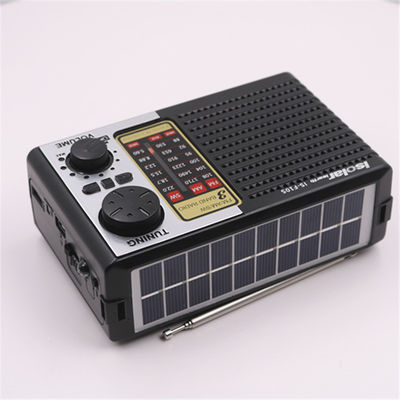 ホーム Fm Am Sw スピーカーとLEDライト付きの太陽光発電の携帯ラジオ2W